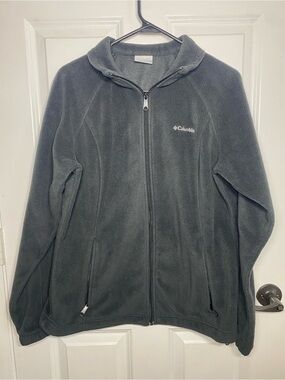 Columbia Dark Gray Full-Zip Fleece Jacket